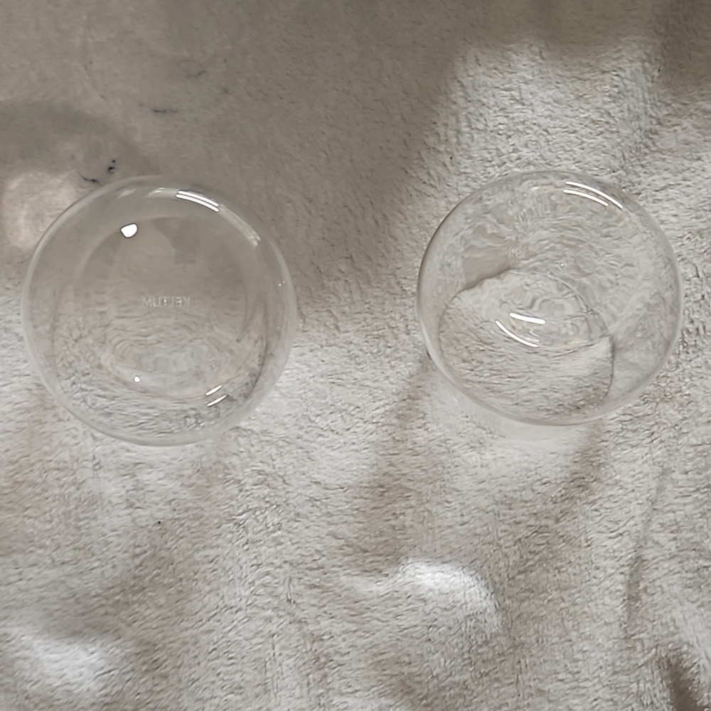 Keltum Table Talks Water Crystalline Glass 2-Piece Set Lead Free Dishwasher Safe - Picture 11 of 15